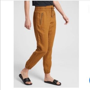 Athleta Linen Cabo Joggers